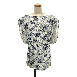 【新品】 Mame Kurogouchi / マメクロゴウチ | 2024SS | Floral Flock Printed Fleece Lining Sleeveless Top スリーブレストップ