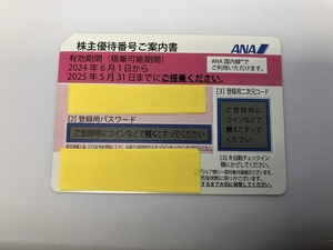 ANA 全日空株主優待券 2025.5.31まで有効