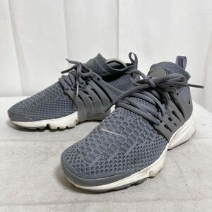 和365★ NIKE AIR PRESTO FLYKNIT ULTRA ナイキ エアプレスト フライニット スニーカー シューズ 24 グレー レディース