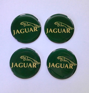 JAGUAR／ジャガー　エンブレム 4枚セット　ホイールセンターマーク49φ　管理番号JAGUAR-4A