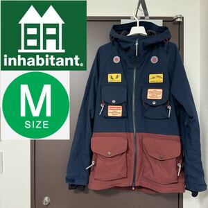 inhabitant インハビタント ジャケット ウェア ウエア Mサイズ フィッシングジャケット M メンズ スノーボード スノボ FISHING JACKET