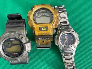 CASIO カシオ Gショック3点まとめジャンク品管理番号10-A471