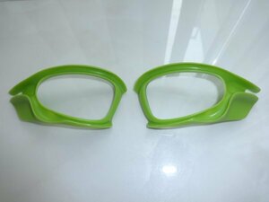 処分価格!★オークリー ジュリエット用 サイドブラインダー Replacement Side Blinders for-Oakley Juliet Frame LIGHT GREEN 新品 OAKLEY