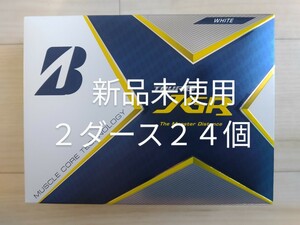 ホワイト　2021年モデル　TOUR B JGR 　日本正規品　２ダース ２４個 BRIDGESTONE ブリヂストン ゴルフボール