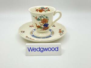 ＊レア＊ WEDGWOOD ウェッジウッド ＊RARE＊ CHINESE TEAL Espresso Cup & Saucer チャイニーズティールエスプレッソカップ＆ソーサー*L661