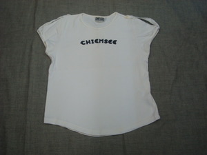 古着CHIEMSEE(キムジー)レディース Tシャツ（M）ホワイト（フレンチスリーブ）
