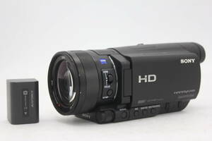 【返品保証】 【録画再生確認済み】ソニー Sony HDR-CX900 ZEISS Vario-Sonnar T 9.3-111.6mm F2.8 バッテリー付き ビデオカメラ v1937