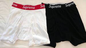 Supremeボクサーパンツ 2枚セット Sサイズ