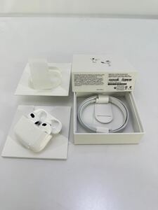 Apple アップル AirPods エアポッズ 第3世代　 MME73J/A 　A2565/A2564/A2566　 中古品