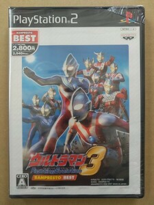 PS2 ウルトラマン ファイティングエボリューション3 バンプレストベスト Ultraman Fighting Evolution 3 未開封