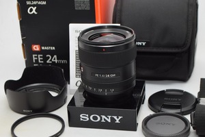 美品★SONY ソニー FE 24mm F1.4 GM SEL24F14GM★元箱付・レンズフード付・おまけ付