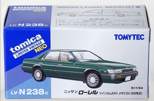 即決！ トミカ リミテッド ヴィンテージ ネオ LV-N238c ニッサン ローレル ツインカム24V メダリスト 89年式 緑 C33型 前期 新品・未使用品