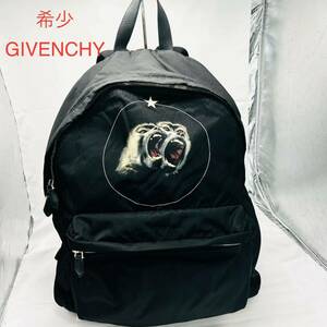 希少　GIVENCHY ジバンシー　リュック　バックパック　ブラック　黒　リュックサック ナイロン バッグ 