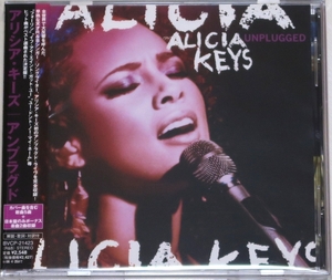 ◇ CD アリシア・キーズ Alicia Keys アンプラグド UNPLUGGED 初回盤 日本盤 ボーナストラック 帯付き BVCP-21423 新品同様 ◇