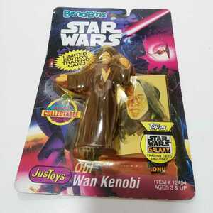 1993 JusToys BendEms STARWARS Obi Wan Kenobi FIGURE スターウォーズ オビ=ワン・ケノービ フィギュア 未開封