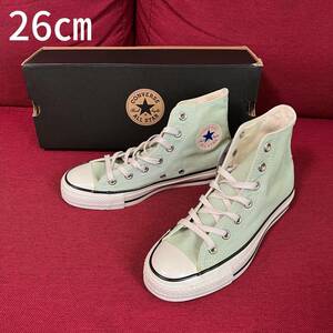 ★新品★コンバース CONVERSE メンズ ハイカット スニーカー US7.5 26㎝ 1CL049 パステルグリーン