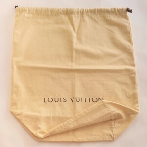 〔ルイヴィトン〕45×51×17cm 保存袋 巾着袋 布袋 LOUIS VUITTON 正規品 付属品 バッグ用 マチあり （0252)