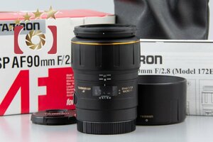 【中古】TAMRON タムロン 172E SP AF 90mm f/2.8 MACRO ミノルタ用 元箱付き