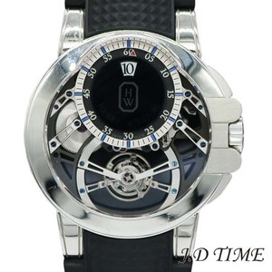 【SALE限定価格】HARRY WINSTON【ハリーウィンストン】 オーシャン トゥールビヨン ジャンピングアワー OCEMTJ45WW001【USED】(TU-11298)