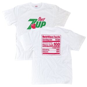 ◆送料無料◆【７ＵＰ・セブンアップ】※《Ｔシャツ／Ｌサイズ》　品番7UP-2　チェリー　アメリカン雑貨