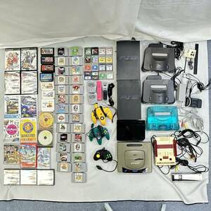 【S1201】現状品 ゲーム まとめ PS2 Nintendo64 ファミコン セガサターン Wii