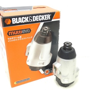 Dz367704 ブラックアンドデッカー マルチツール用 インパクトドライバーヘッド EIH183 BLACK+DECKER 中古