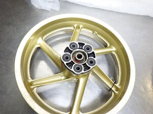 NSR250R-SP リアマグホイール、金マグ、17x4.50、ペイント☆MC21