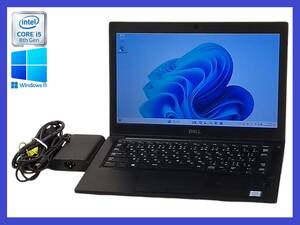 ★第8世代 i5 搭載 Dell Latitude 7290 Core i5-8250U 1.6GHz/ メモリ8GB/ SSD 256GB/ 1366x768/ Windows 11 Pro！30日間返品保証