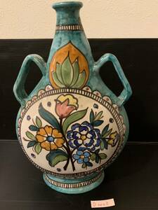 D0003 vietri ヴィエトリ　イタリア　花瓶　インテリア　フラワーアレンジ　美術工芸　陶芸