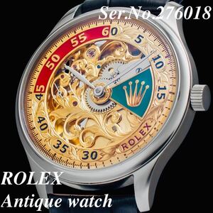 【Marriage Watch】ロレックス ROLEX アンティーク 手巻 ★スケルトン 腕時計 メンズ 豪華彫金 ヴィンテージ 高級 ブランド 激レア 希少