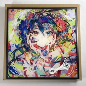 #7309 【未使用】 Mika Pikazo 複製原画 専用額縁付 ミカピカゾ 複製原画 original reproduction 「VISIONS」 acrylic art A3サイズ