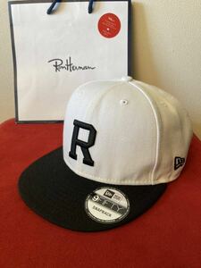 希少カラー! Ron Herman ロンハーマン RHCｘNEW ERA ニューエラ コラボレーション「Ｒ」ロゴ CAP キャップ 帽子 ９FIFTY スナップバック