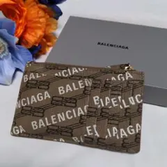 【特別価格】バレンシアガ　BALENCIAGA　カード入　コインケース　総ロゴ