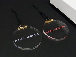 ■新品■未使用■ MARC JACOBS マークジェイコブス ラウンド オーナメント オブジェ インテリア 2点セット クリア系 AI8740QZ