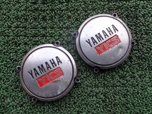 XJ550 XJ400 純正 当時物 ポイントカバー 2枚セット 4V8 YAMAHA 絶版旧車 検/XJ400D XJ650 XJ750 RZ250 RZ350 SR400 XJR400 貴重