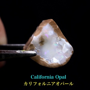 【送料無料】超希少！ カリフォルニア産 オパール 原石 鉱物 天然石 0.9g CAO114 パワーストーン