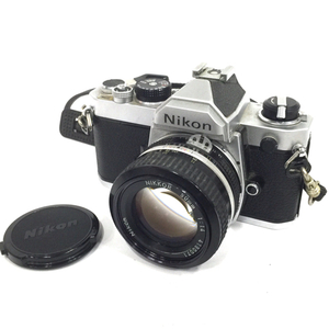 Nikon FM NIKKOR 50mm 1:1.4 一眼レフ フィルムカメラ マニュアルフォーカス QR072-546