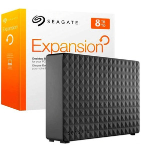 Seagate 8TB 3.5 Expansion HDD 静音 縦横置 外付けハードディスク ST8000DM004-2CX188⑤【中古品】