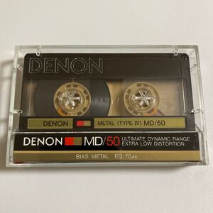 DENON MD/50 TYPE Ⅳ METAL POSITION メタルテープ　カセットテープ 中古品