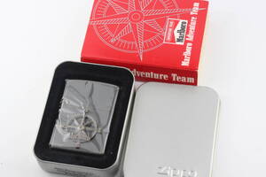 未使用品 Zippo ジッポー Marlboro Adventure Team マルボロ コンパス メタル張り 1997年製