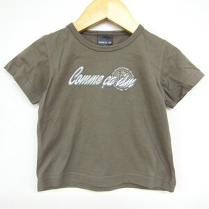 コムサイズム 半袖Tシャツ ロゴT 未使用品 ベビー 男の子用 80サイズ カーキ COMME CA ISM