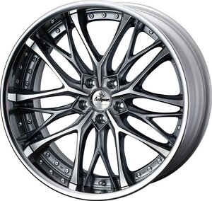 Weds クレンツェ ウィーバル 21インチ×10J 5-114.3 Nリム ウェッズ ホイール Kranze Weaval STNGREYMTL/POL/SBC-POL/DSGN-CHR 21x10J