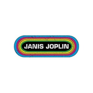 Janis Joplin ステッカー ジャニス・ジョプリン Rainbow Logo