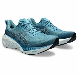 アシックス NOVABLAST 4 ノヴァブラスト4 1011B694 ランニング シューズ グリーン×レモンイエロー asics ノバブラスト　マラソン　厚底　