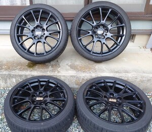 BBS RE-V RE056 18インチ 8j+50 PCD112 限定ブラッククリア +TOYOプロクセススポーツ2 225/40R18