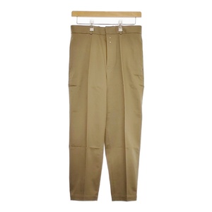 Scye 新品 5220-83546 San Joaquin Cotton Loose Fit Tapered Trousers 36 定価28600円 チノパンツ カーキ サイ 4-1201M F97656