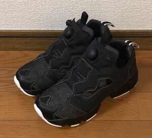 REEBOK INSTA PUMP FURY OG DENIM PACK GX8623 US4 23cm リーボック ポンプフューリー デニムパック ブラック ホワイト 黒 白 INSTAPUMP