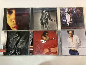 W8689 レニー・クラヴィッツ 6枚セット｜Lenny Kravitz Let Love Rule Mama Said Are You Gonna Go My Way Circus Baptism