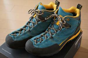 スポルティバ ボルダー X ミッド / La Sportiva BOULDER X MID GTX / カラー：BLUE/YELLOW / サイズ：28.5CM EU45 UK10.5 US11.5