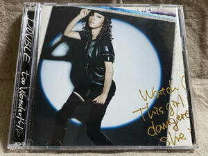 DOUBLE 「TOO WONDERFUL」 CD + DVD